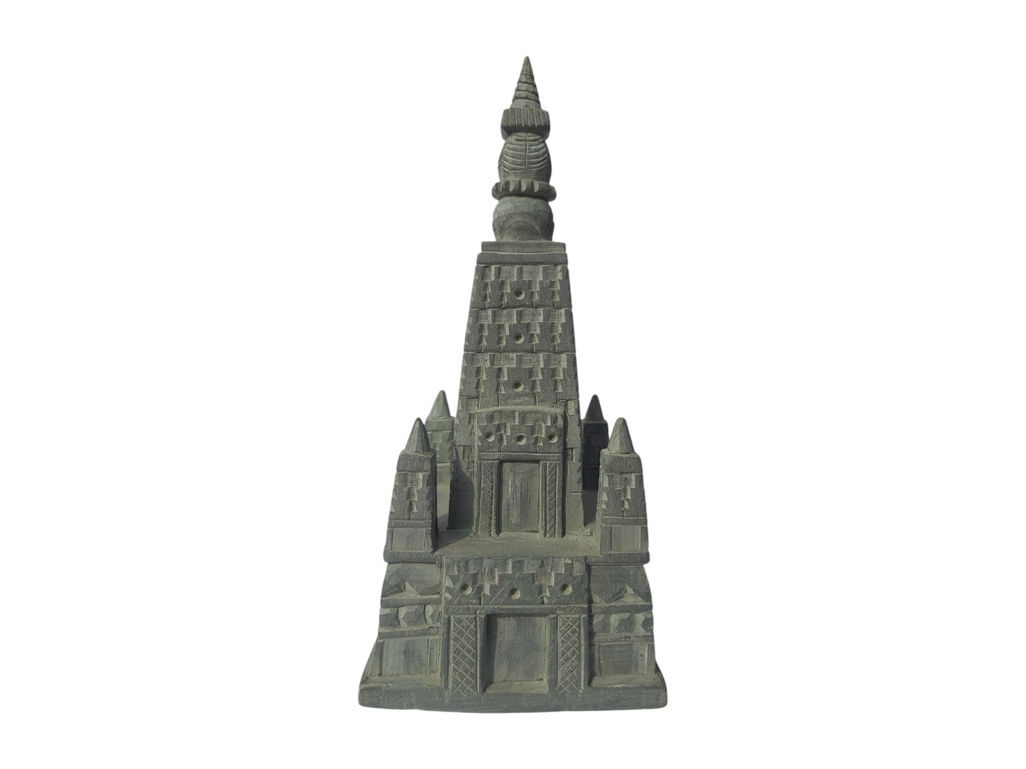 Mahabodhi Mahavihara Temple Stone Statue (Handmade, 7 inches)
