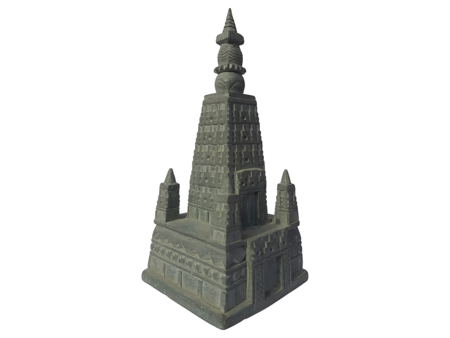 Mahabodhi Mahavihara Temple Stone Statue (Handmade, 7 inches)