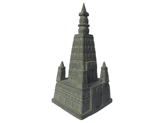 Mahabodhi Mahavihara Temple Stone Statue (Handmade, 7 inches)
